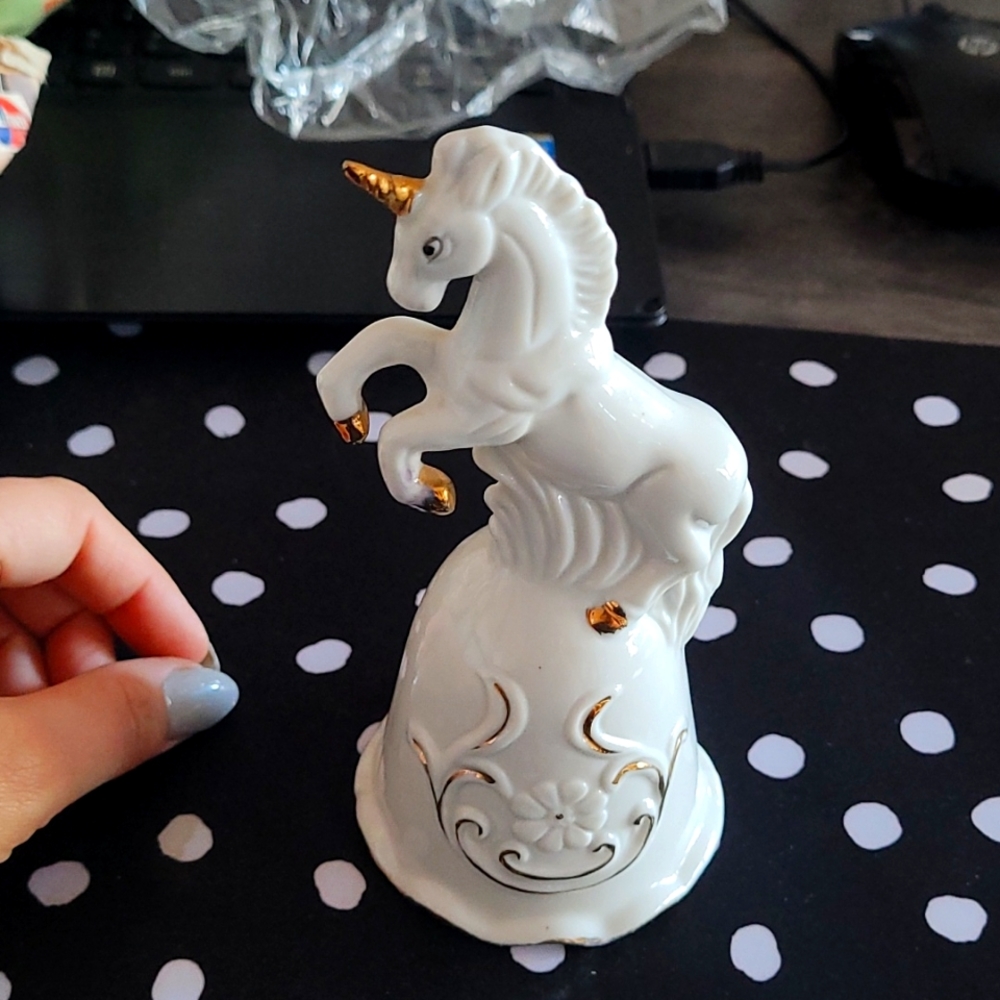 Vintage Giftcraft Unicorn Bell